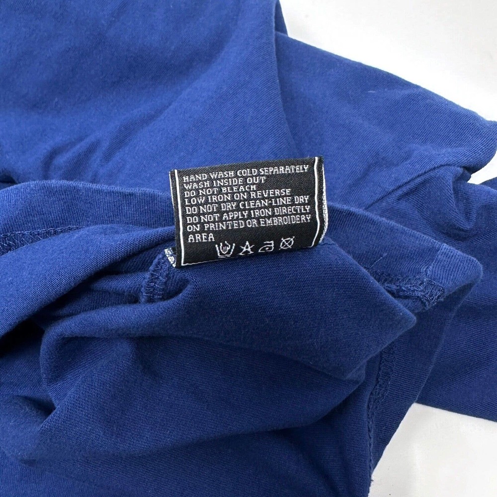 AKOO Authentic Clothing Blue Short Sleeve‎ T-Shirt Fox Music Appliqué Size M - Picture 4 of 7
